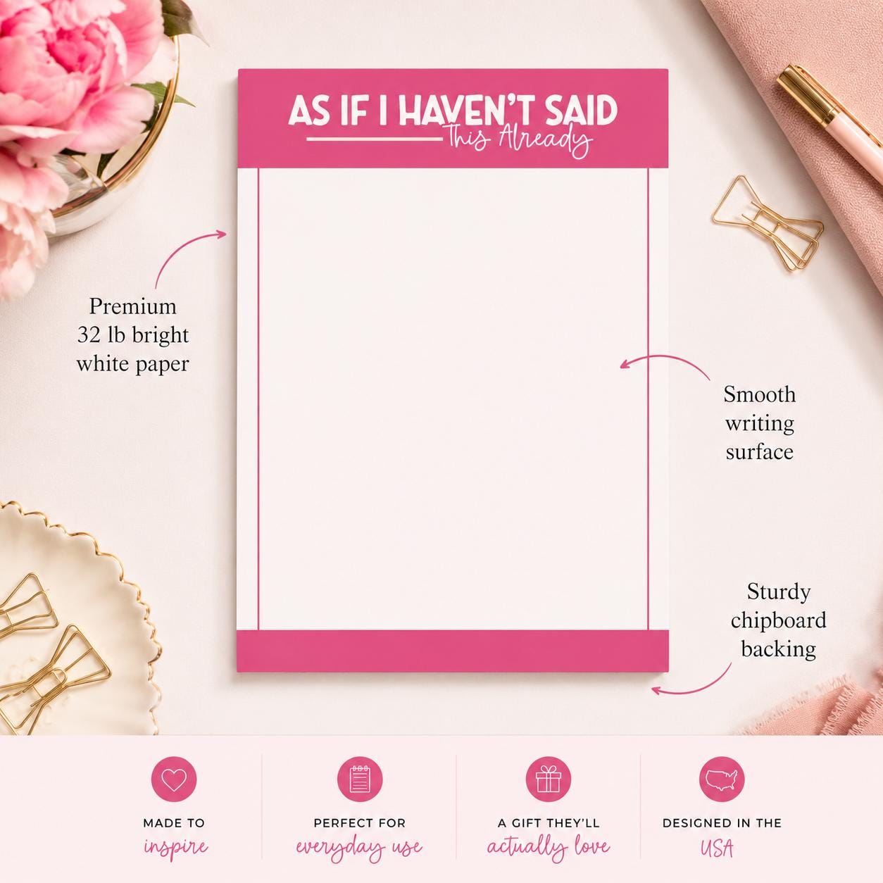 As If I Haven't Said This Already Notepad product photo 4