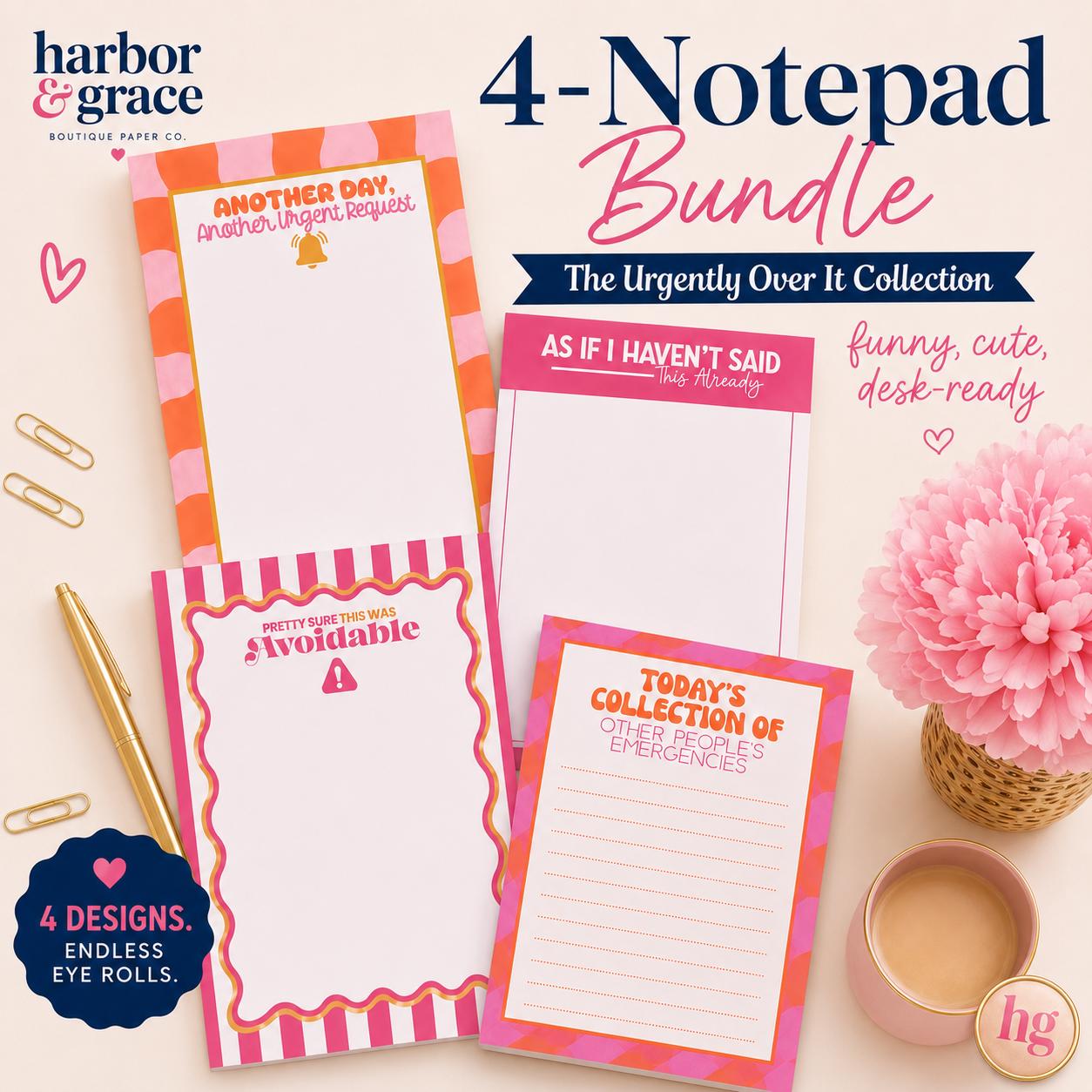 The Urgently Over It Notepad Set product photo 5