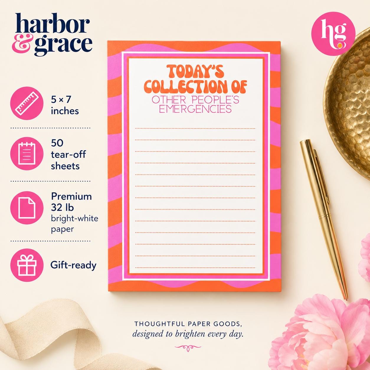Today's Collection of Other People's Emergencies Notepad product photo 4