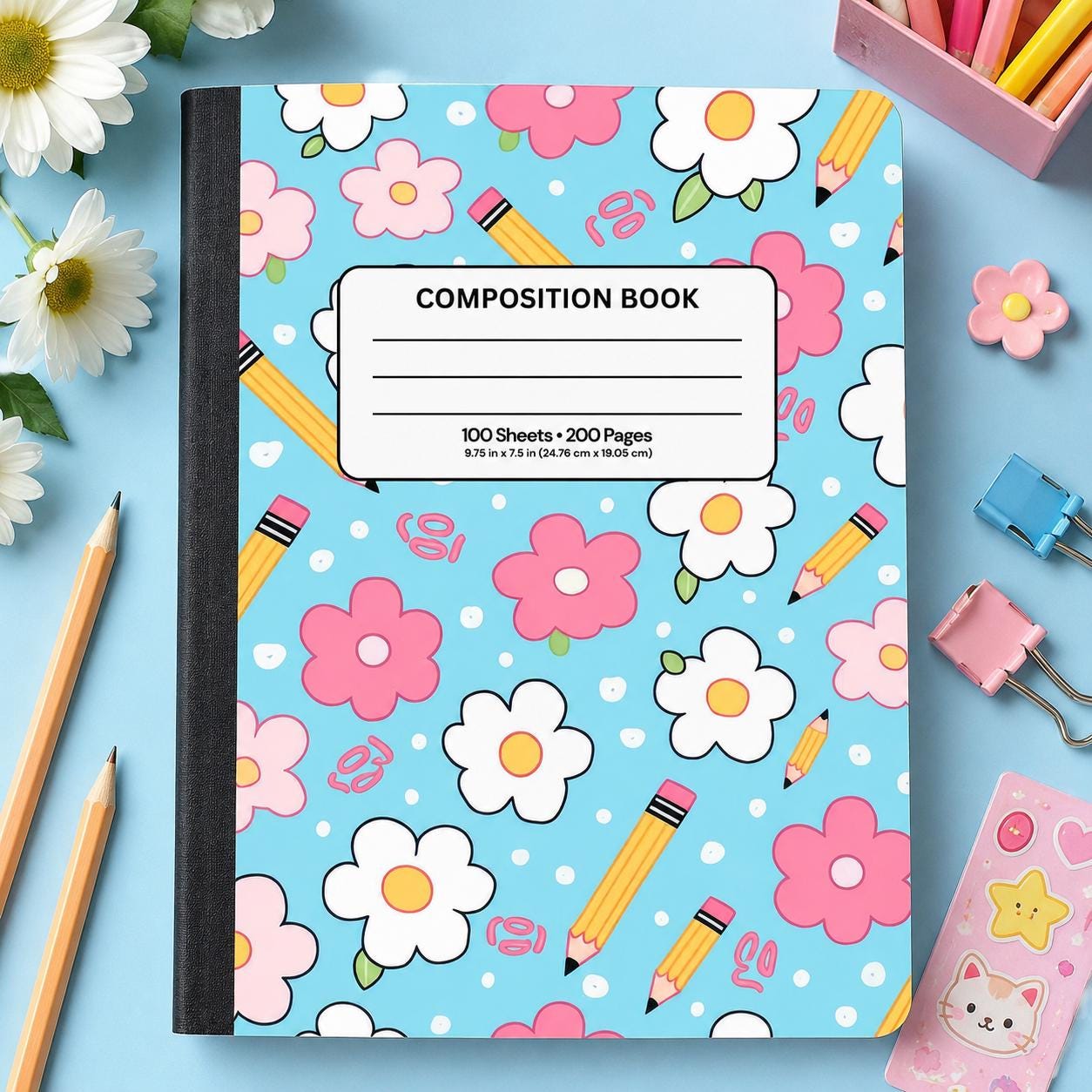 School Supplies & Classroom Composition Notebook by Harbor & Grace