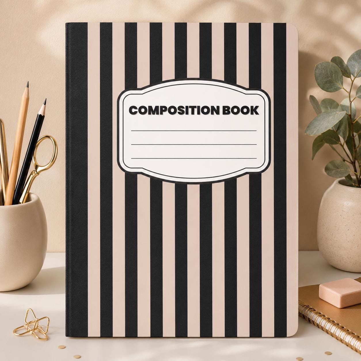 Simple & Minimal Composition Notebook product photo 2