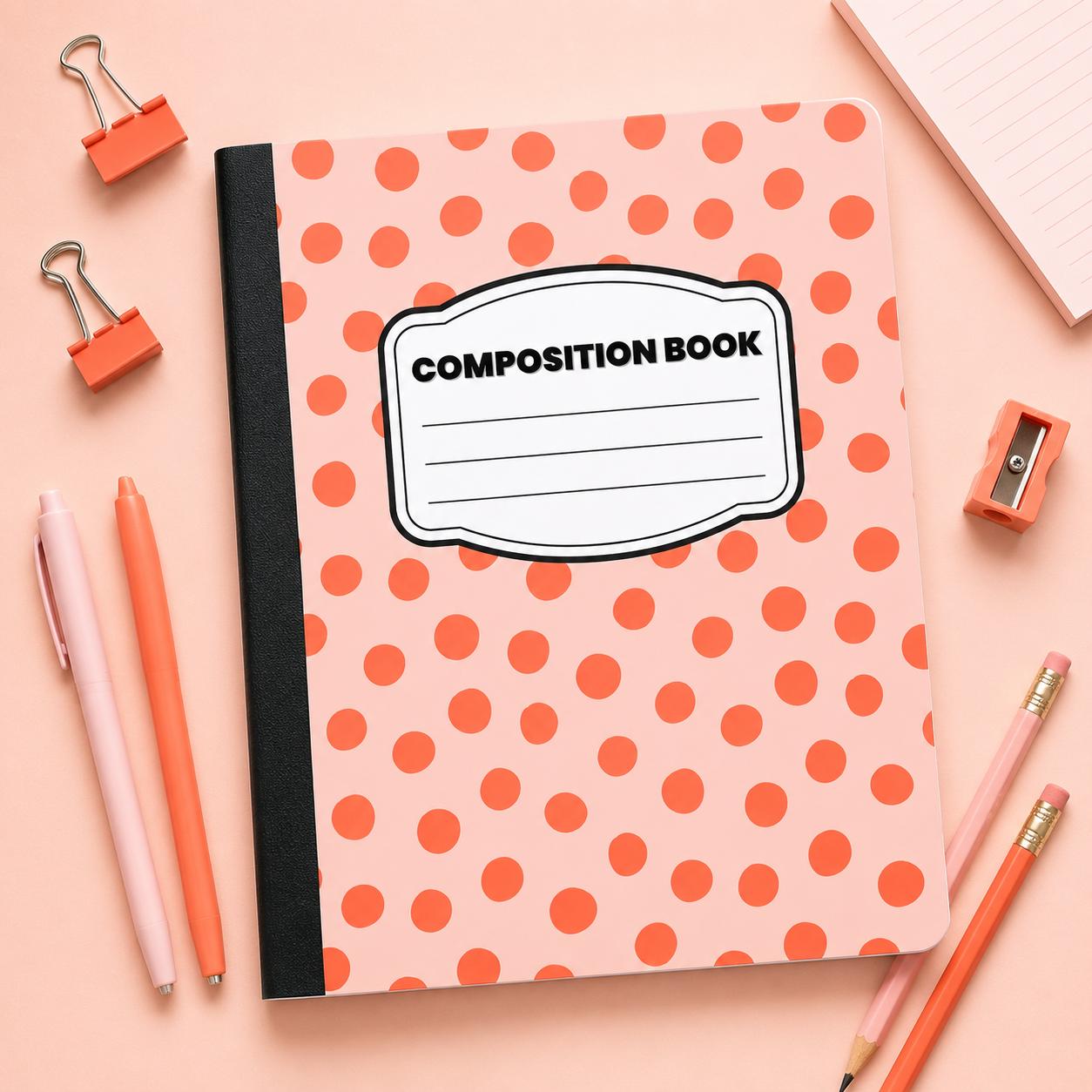 Simple & Minimal Composition Notebook by Harbor & Grace