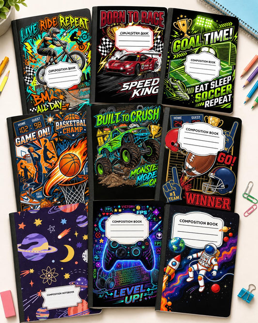 Gaming, Sports & Space Composition Notebook product photo 2