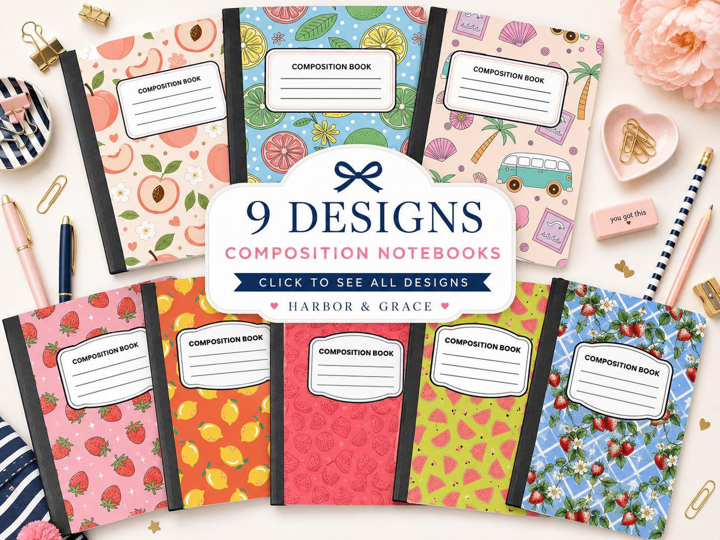Fruit & Tropical Composition Notebook product photo 2