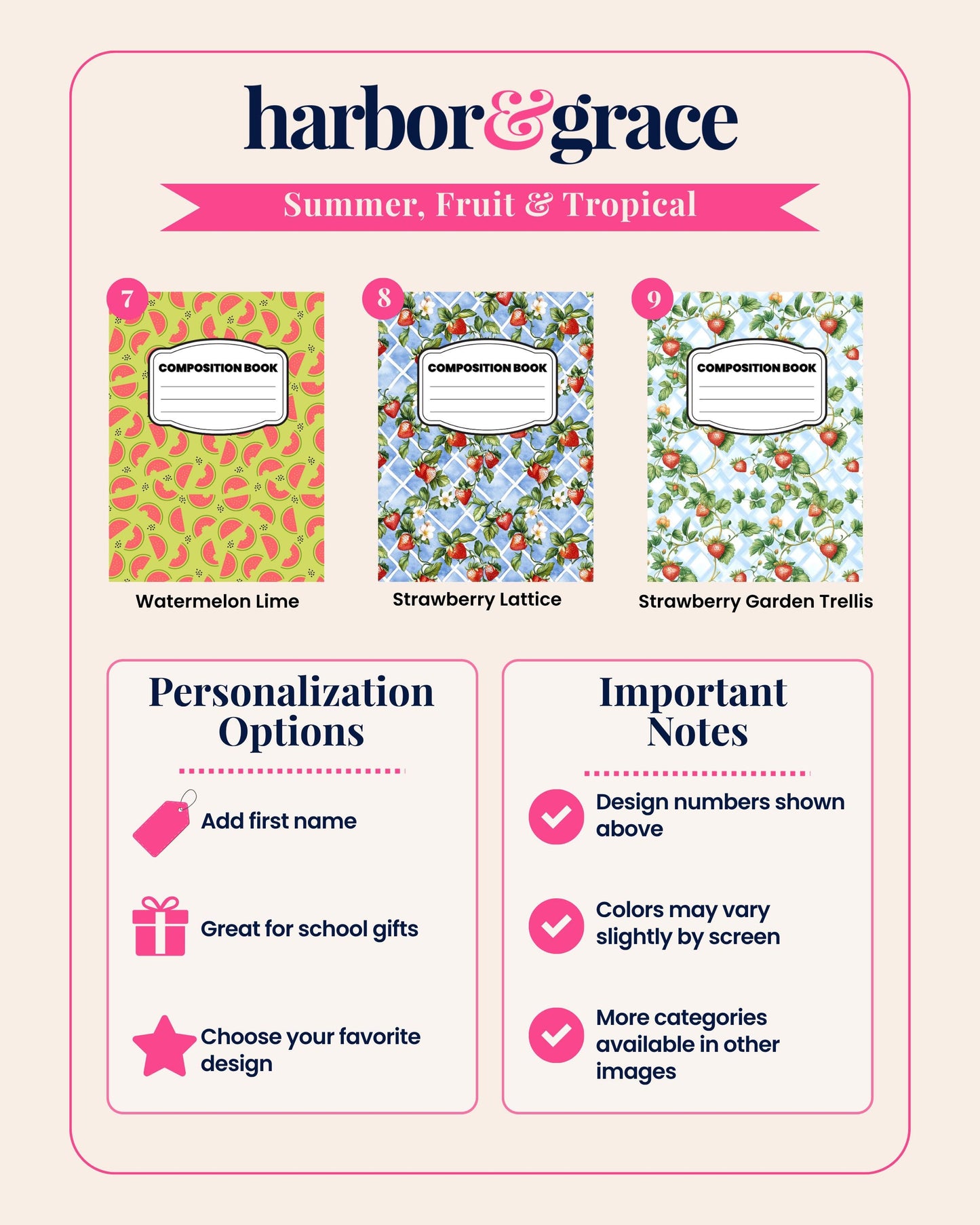 Fruit & Tropical Composition Notebook product photo 4