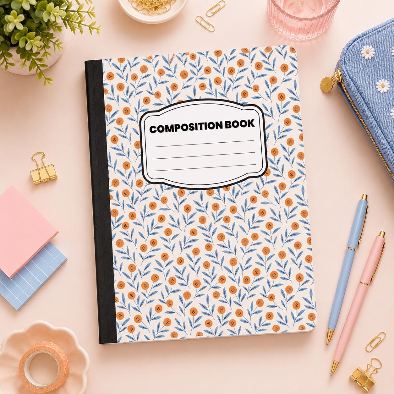 Preppy & Pattern Composition Notebook product photo 8