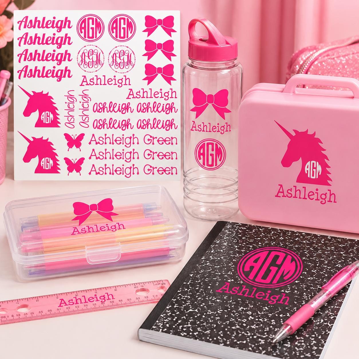 Personalized Vinyl Name Decal Sheet product photo 8