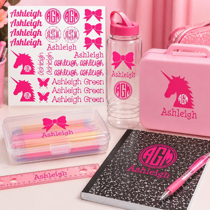 Personalized Vinyl Name Decal Sheet product photo 8