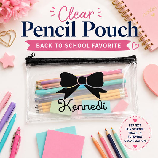 Personalized Clear Zipper Pouch product photo 2