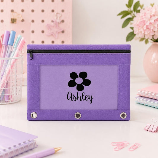 Personalized 3-Ring Binder Pencil Pouch by Harbor & Grace