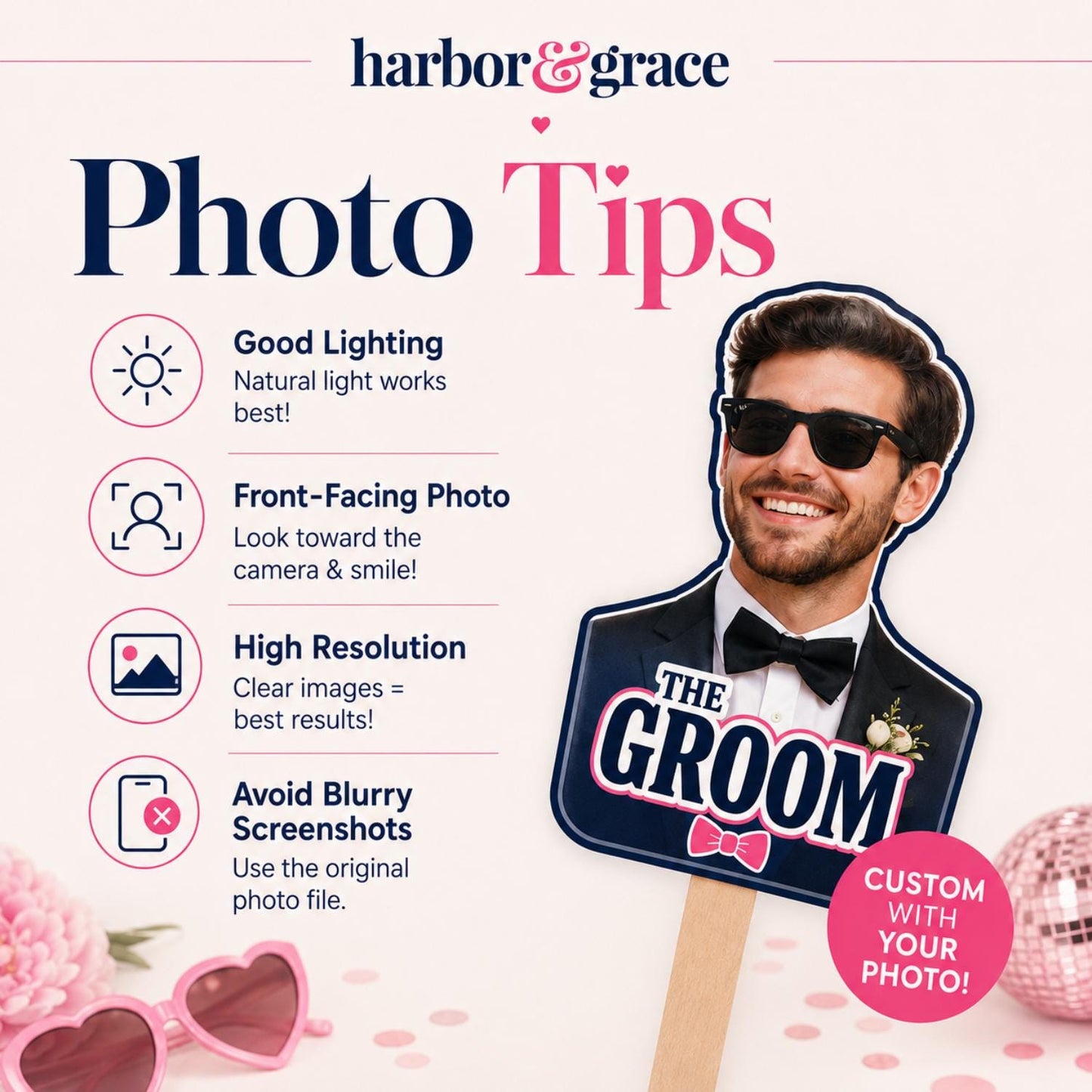 Custom Photo Face Fans product photo 9