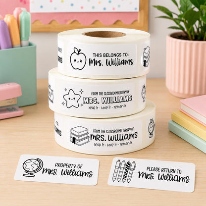 Personalized Teacher Name Labels product photo 7