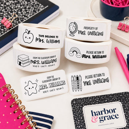 Personalized Teacher Name Labels product photo 2