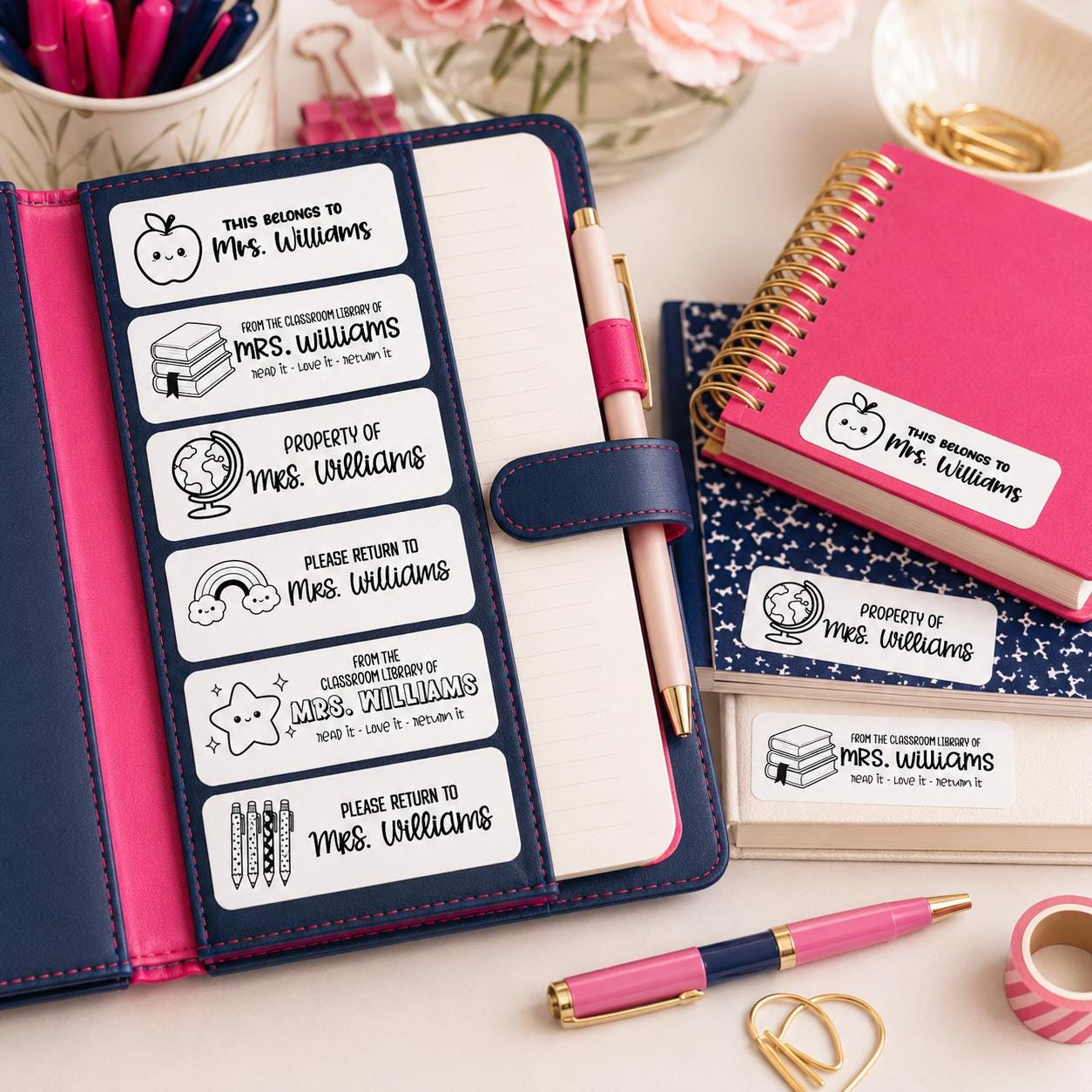 Personalized Teacher Name Labels product photo 9