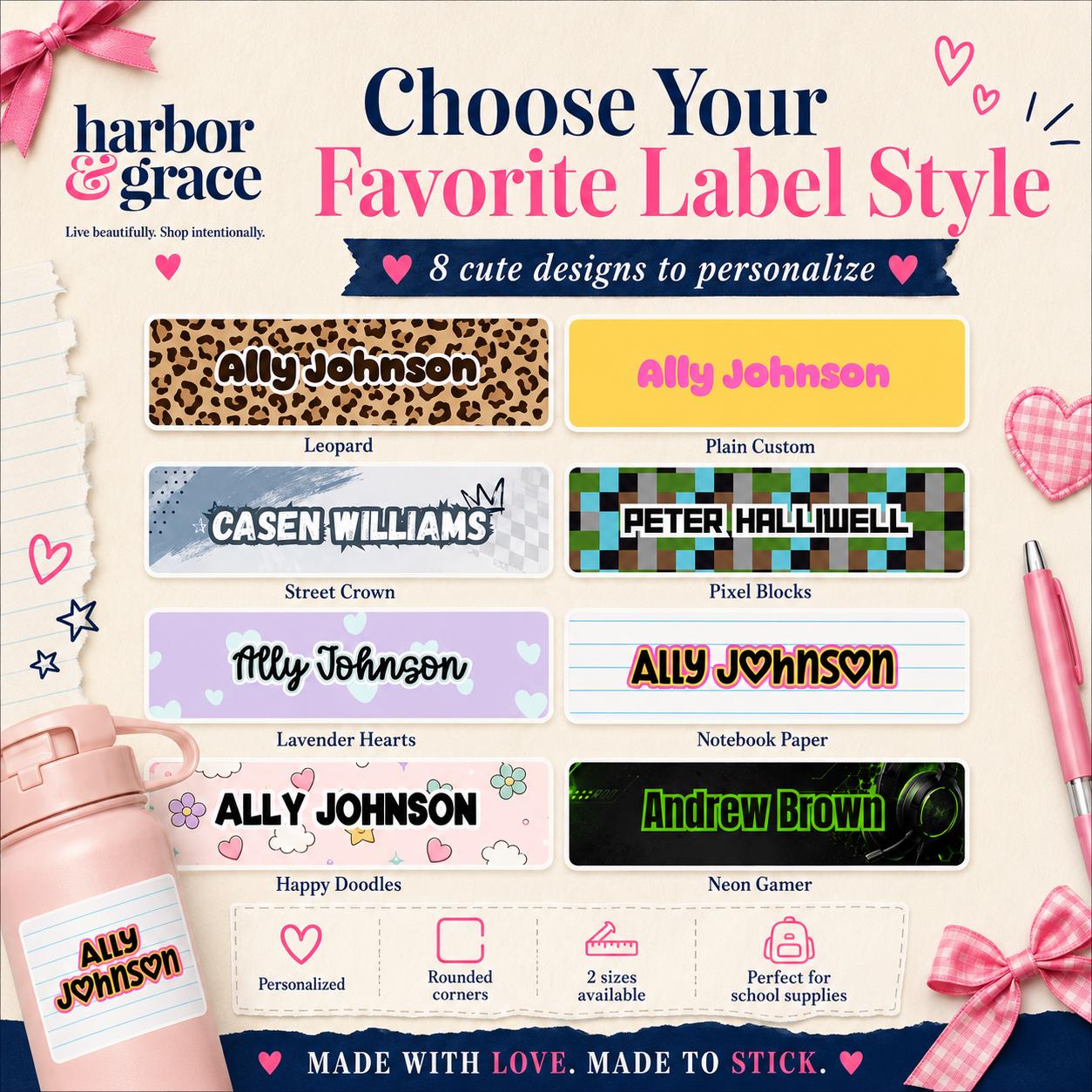 Personalized Waterproof Name Labels product photo 10