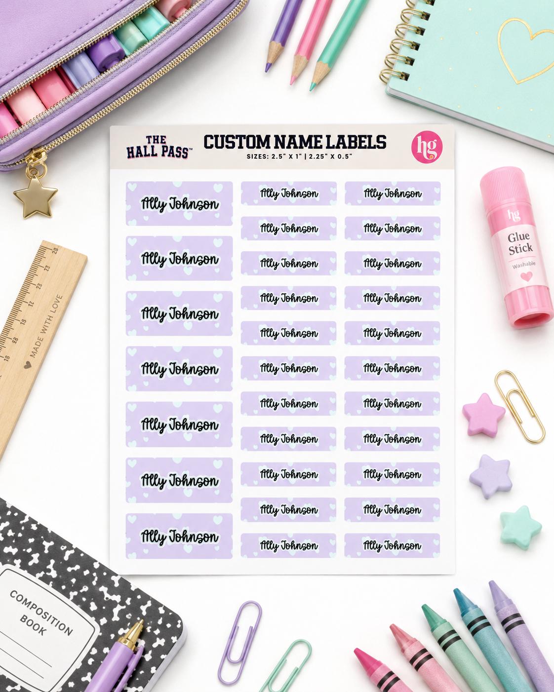 Personalized Waterproof Name Labels by Harbor & Grace