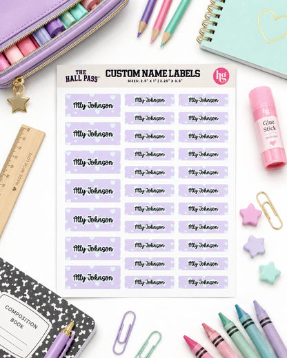 Personalized Waterproof Name Labels by Harbor & Grace