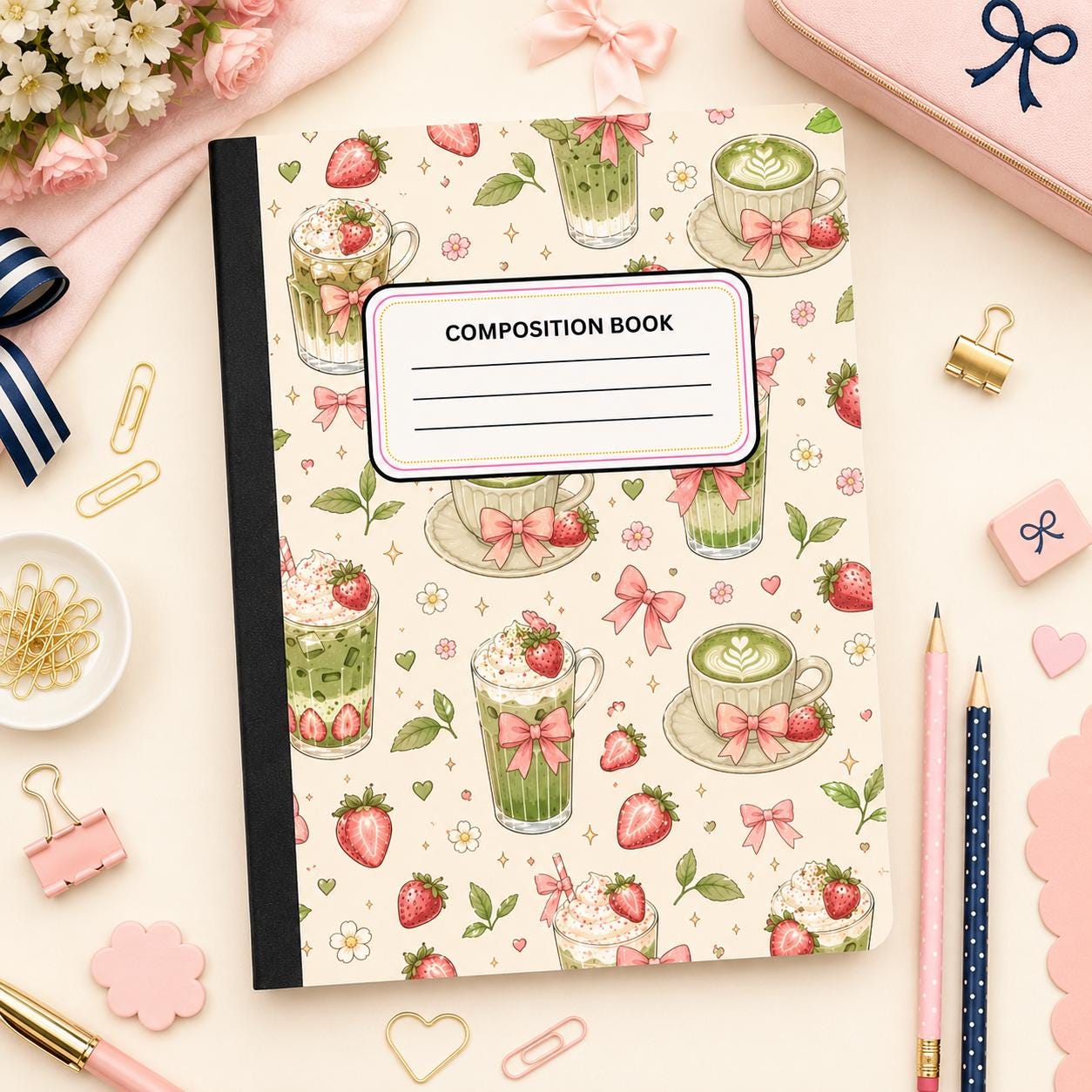 Coquette & Girly Composition Notebook product photo 10