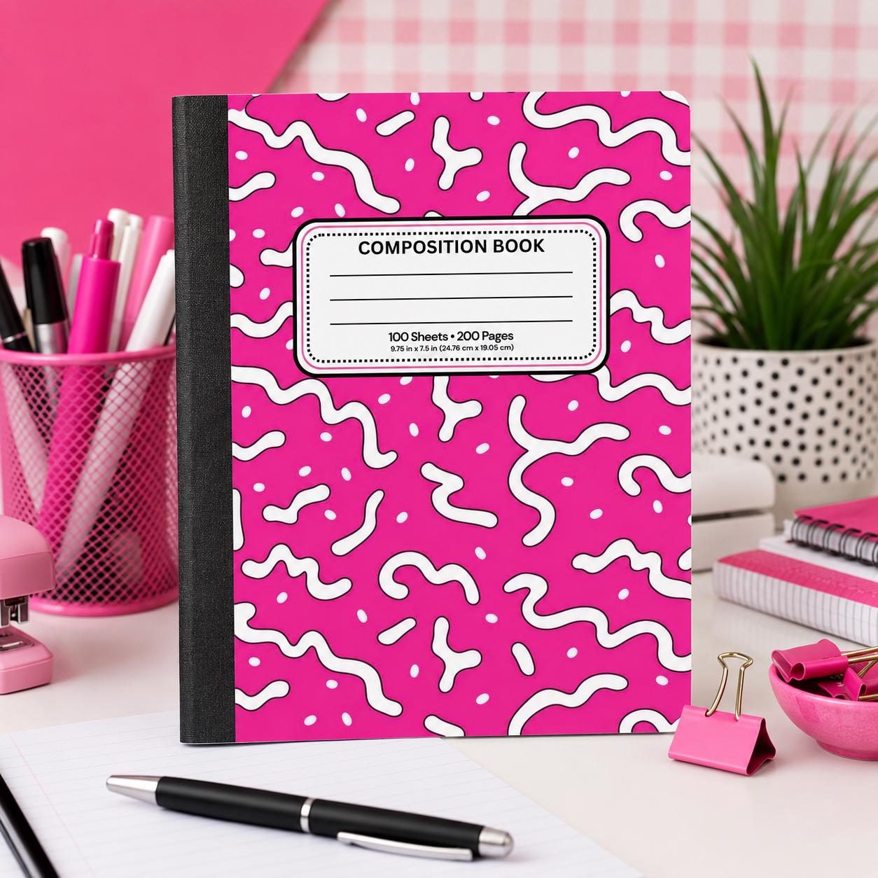 Groovy & Retro Composition Notebook product photo 5
