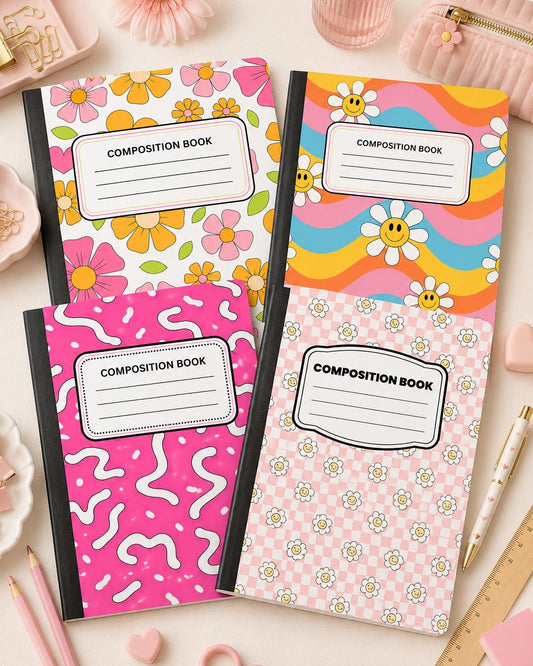 Groovy & Retro Composition Notebook product photo 2