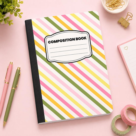 Preppy & Pattern Composition Notebook by Harbor & Grace