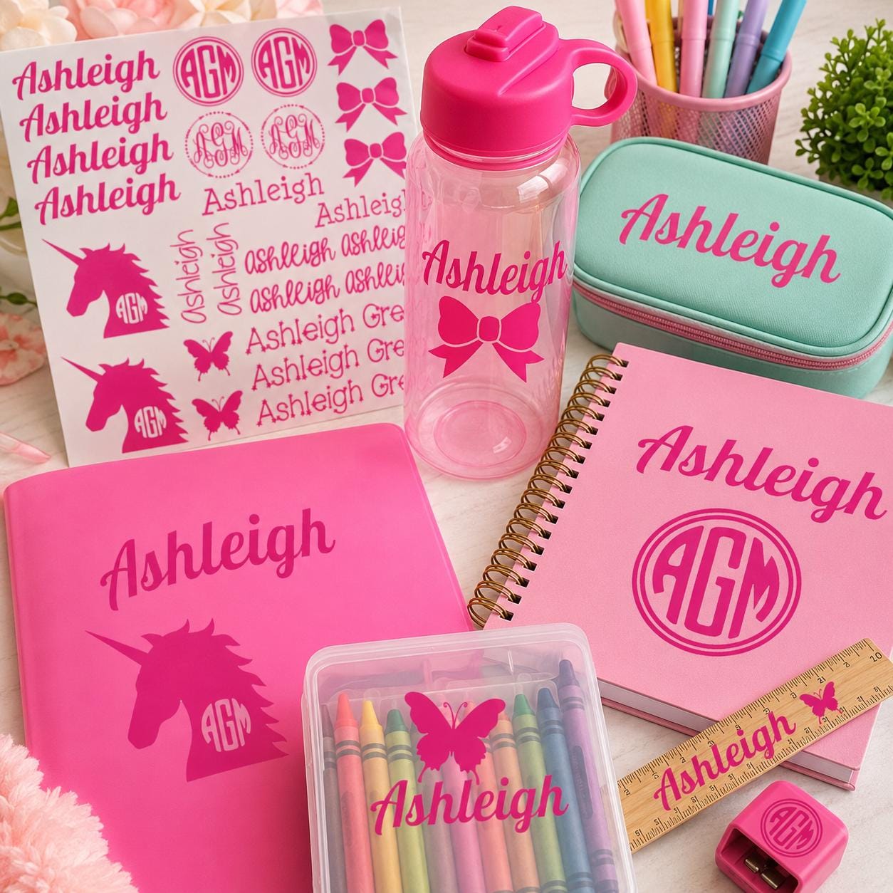 Personalized Vinyl Name Decal Sheet product photo 4