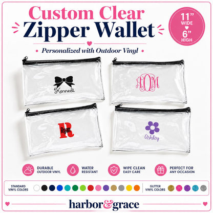 Personalized Clear Zipper Pouch product photo 8