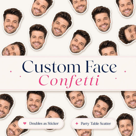 Custom Face Confetti by Harbor & Grace