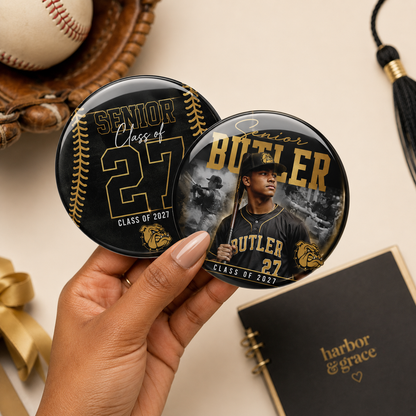 Custom Sports Photo Button