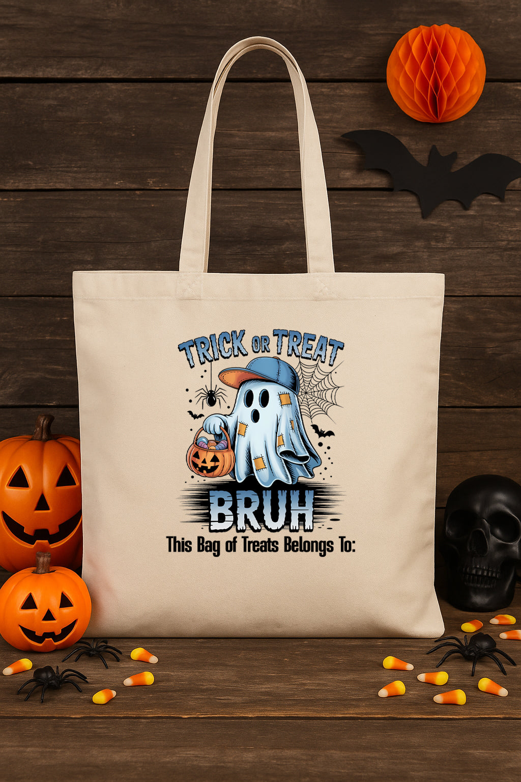 Personalized Halloween Trick or Treat Bags – 6 Cute Spooky Designs